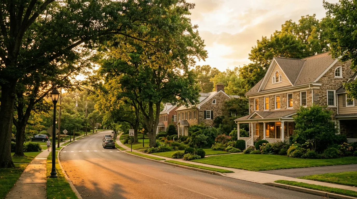 Leafy streets